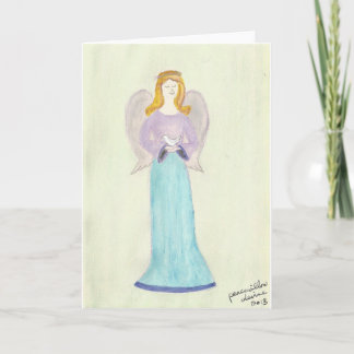 angel of peace... by peacewillow holiday card