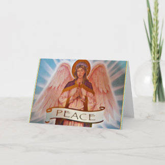 Angel of peace christmas card