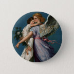 Angel Of Peace Vintage Design (1901) Button/pin Pinback Button at Zazzle