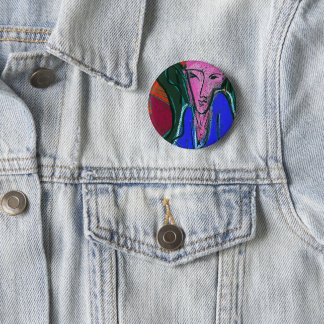 Angel of Prosperity Button (In Situ)