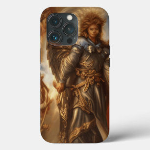 Angel Of Protection In Watercolor Armor iPhone 13 Pro Case