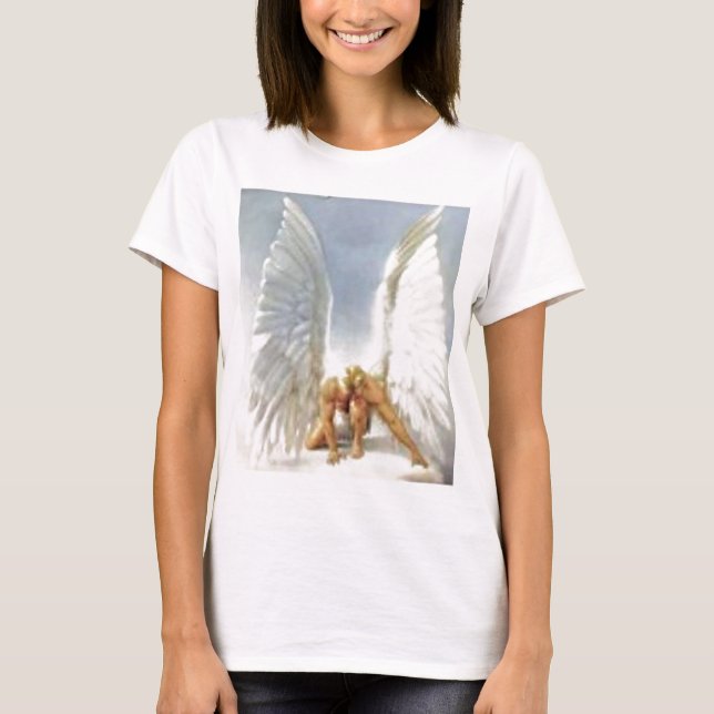 Angel of Protection Pic personalize back of tshirt (Front)