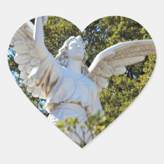 Angel of Revelation Heart Sticker