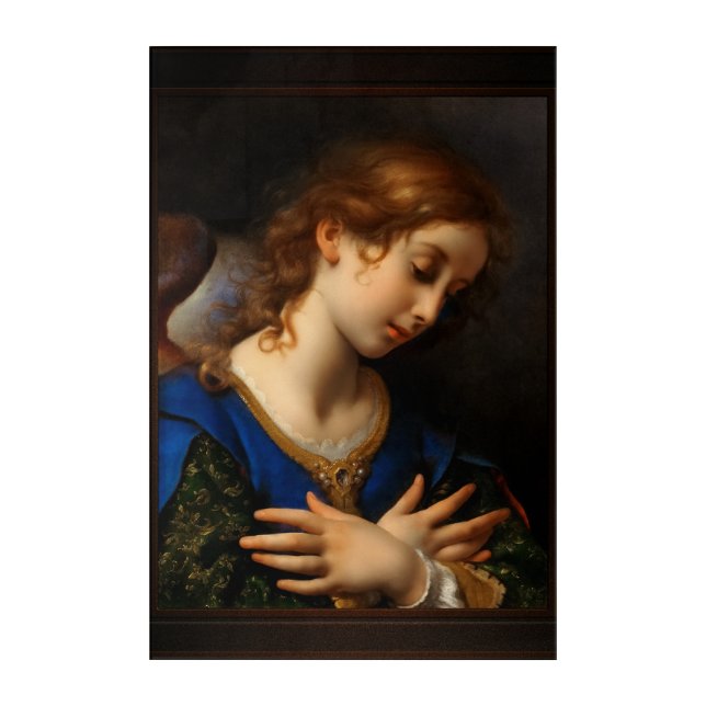 Angel of the Annunciation by Carlo Dolci Acrylic Print (Front)