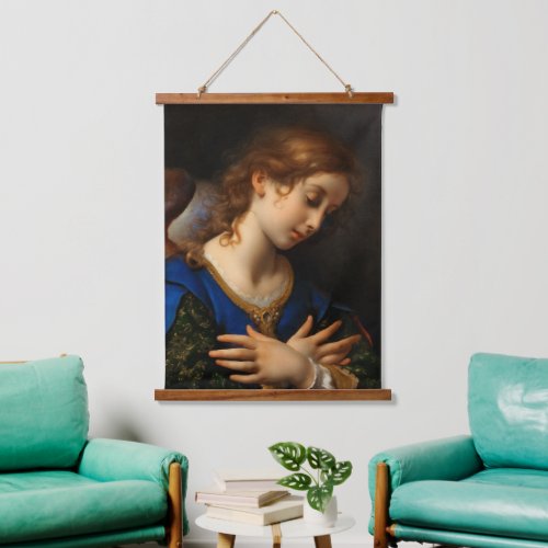 Angel of the Annunciation by Carlo Dolci Hanging Tapestry