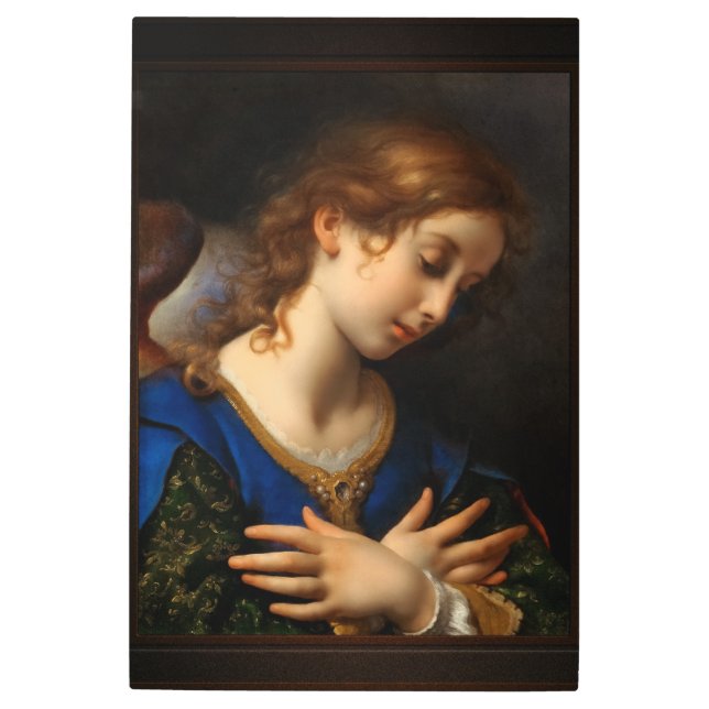 Angel of the Annunciation by Carlo Dolci Metal Print (Front)
