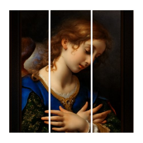 Angel of the Annunciation by Carlo Dolci Triptych