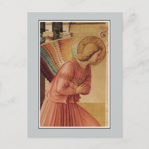 Angel of the Annunciation by Fra Angelico Postcard
