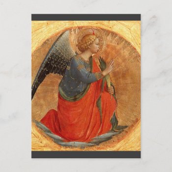 Angel Of The Annunciation C1437 Postcard by dmorganajonz at Zazzle
