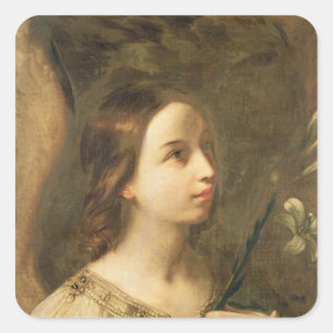 Angel of the Annunciation Square Sticker