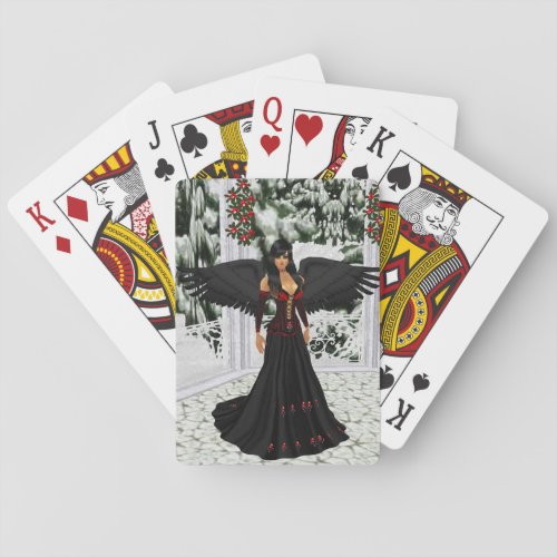 Angel Of The Dark Playing Cards