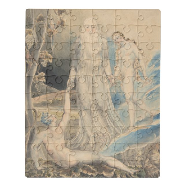 Angel of the Divine Presence Bringing Eve to Adam Jigsaw Puzzle (Puzzle Vertical)