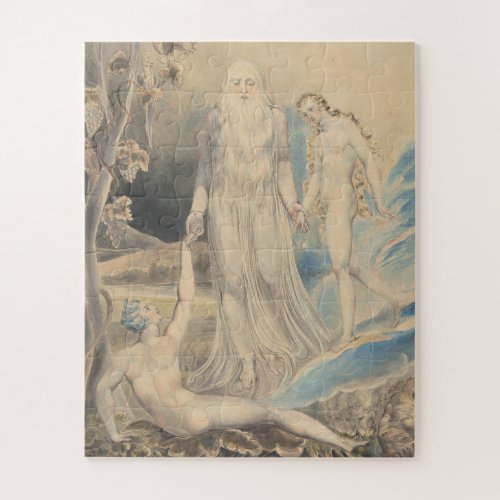 Angel of the Divine Presence Bringing Eve to Adam Jigsaw Puzzle