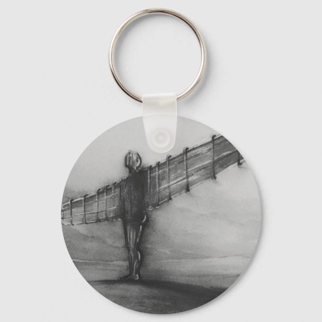 Angel of The North Keychain (Front)