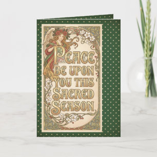 Angel of the Sacred Season Folded Greeting Card