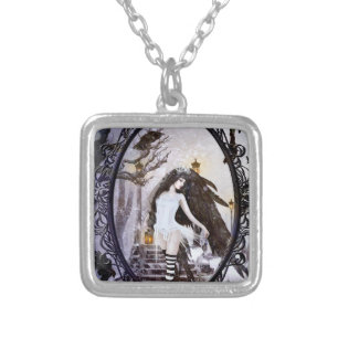 Angel of Winter Silver Plated Necklace