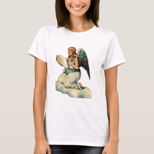 Angel on the clouds T_Shirt