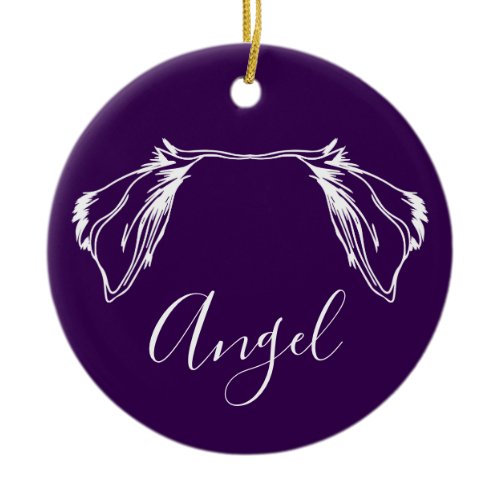 Angel Ornament (Paw Prints)