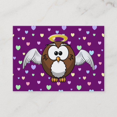 angel owl business card templates