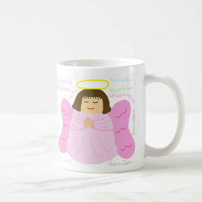 Angel Peace on earth Coffee Mugs