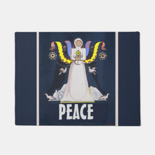 Angel, PEACE Personalize Floor Mat