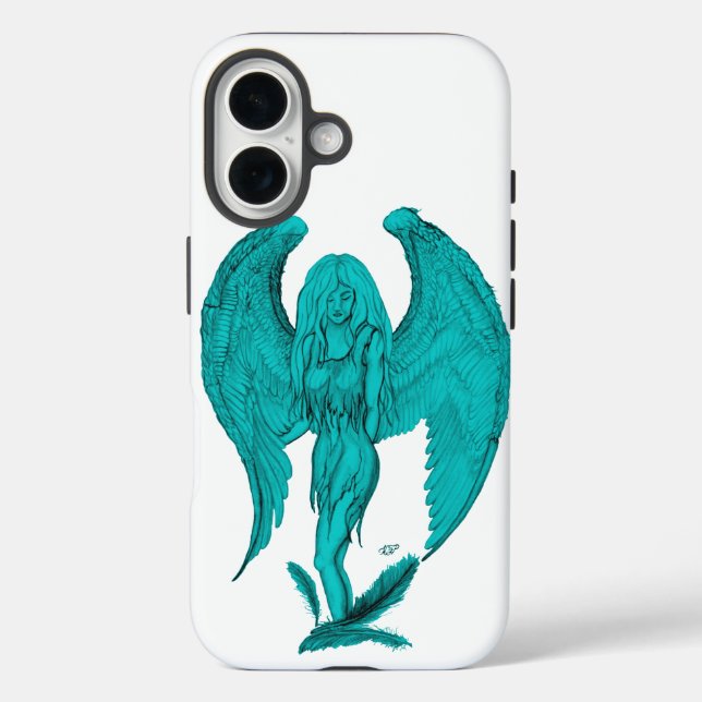 Angel , Pencil Drawing Case-Mate iPhone Case (Back)