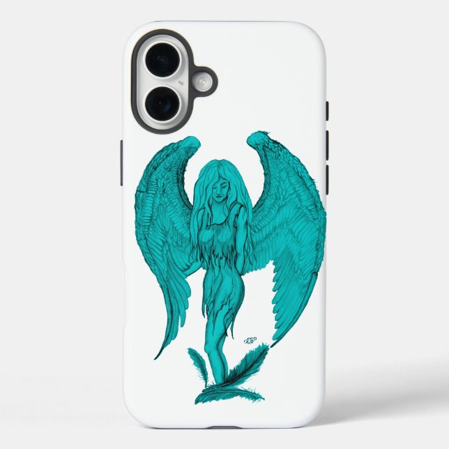 Angel , Pencil Drawing Case-Mate iPhone Case (Back)