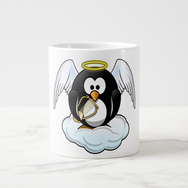ANGEL PENGUIN GIANT COFFEE MUG (Front)