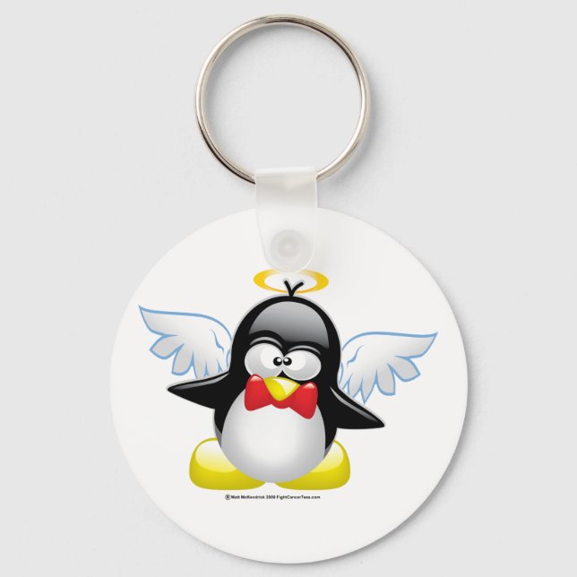 Angel Penguin Keychain (Front)