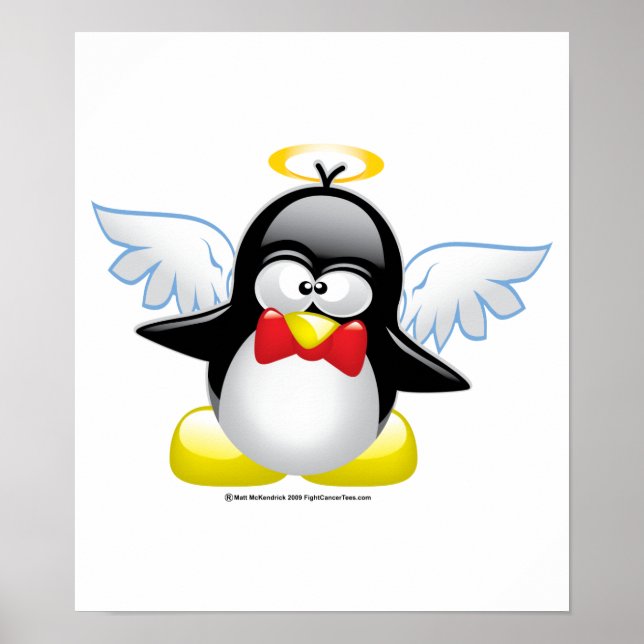 Angel Penguin Poster (Front)