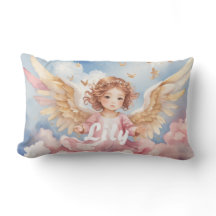 Angel Personalized Pillow for kids or babies