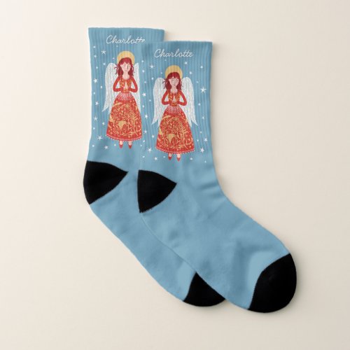 Angel Personalized Socks
