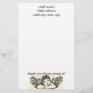 Angel Personalized Stationary Stationery