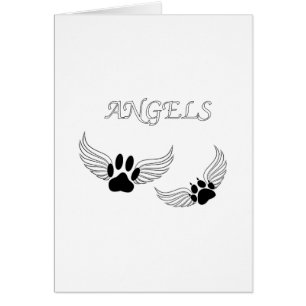 Angel Pet Paws Cards