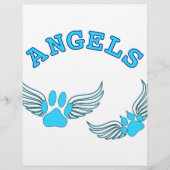 Angel Pet Paws In Blue (Front)