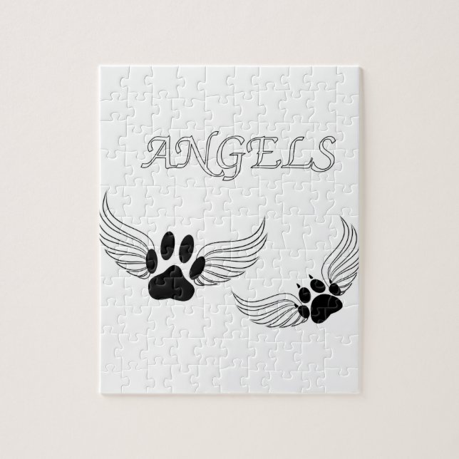Angel Pet Paws Jigsaw Puzzle (Vertical)