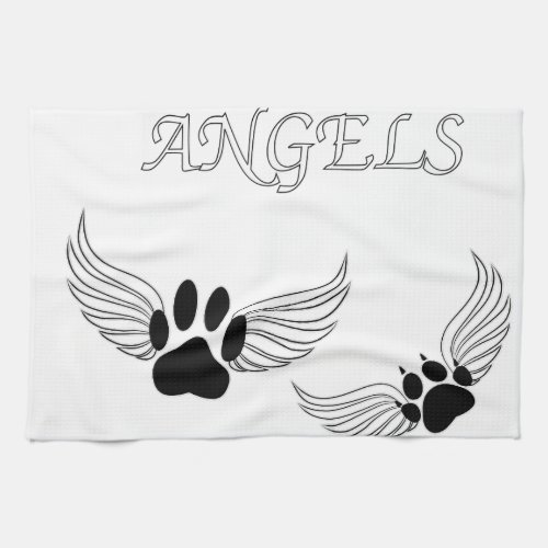 Angel Pet Paws Towel