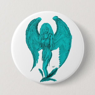 Angel Pinback Button