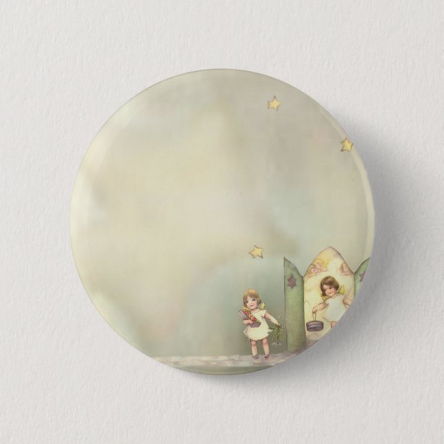 Angel Pinback Button (Front)