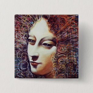 ANGEL PINBACK BUTTON