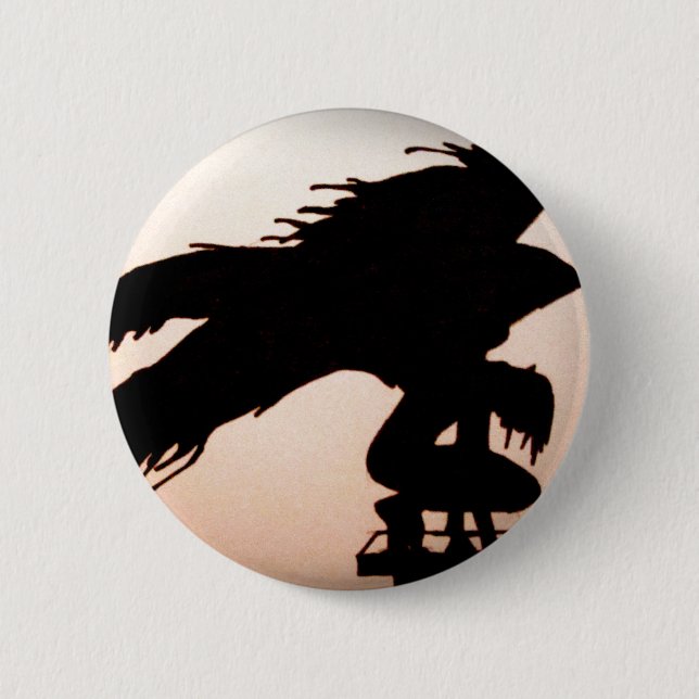 Angel Pinback Button (Front)