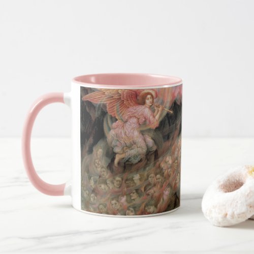 Angel Piping to Souls in Hell by Evelyn De Morgan Mug