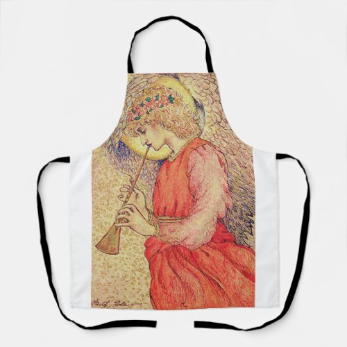 Angel Playing a Flageolet Apron