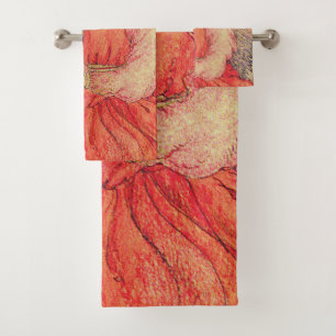 Angel Playing a Flageolet Bath Towel Set