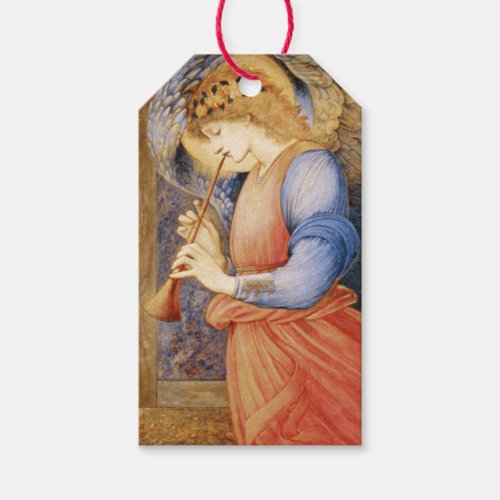 Angel Playing a Flageolet by Edward Burne_Jones Gift Tags