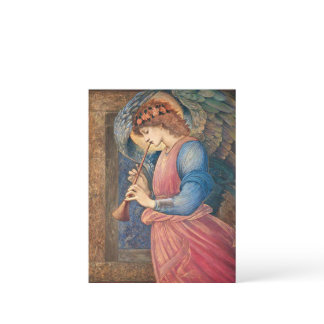 Angel Playing a Flageolet by Edward Burne-Jones Holiday Postcard