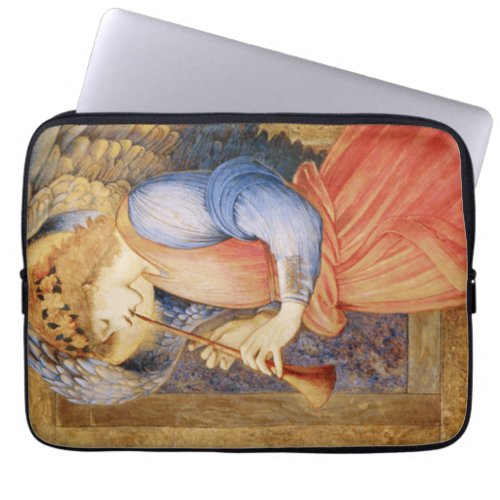 Angel Playing a Flageolet by Edward Burne_Jones Laptop Sleeve
