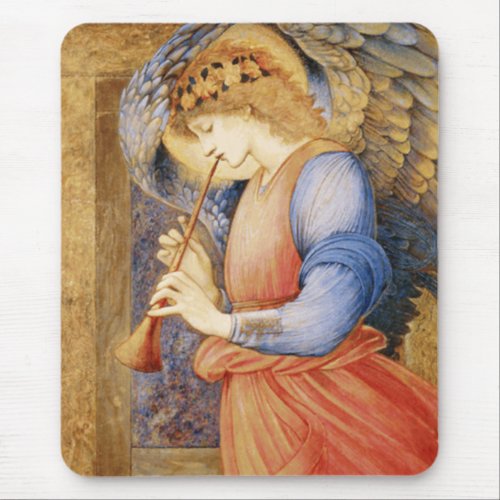 Angel Playing a Flageolet by Edward Burne_Jones Mouse Pad