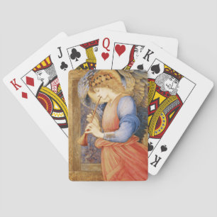 Angel Playing a Flageolet (by Edward Burne-Jones) Poker Cards