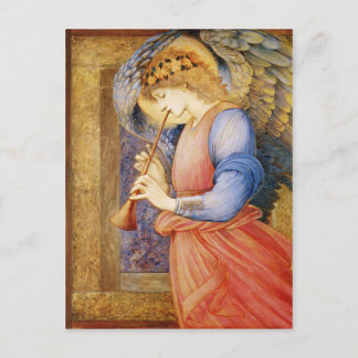 Angel Playing a Flageolet - Edward Burne-Jones Postcard